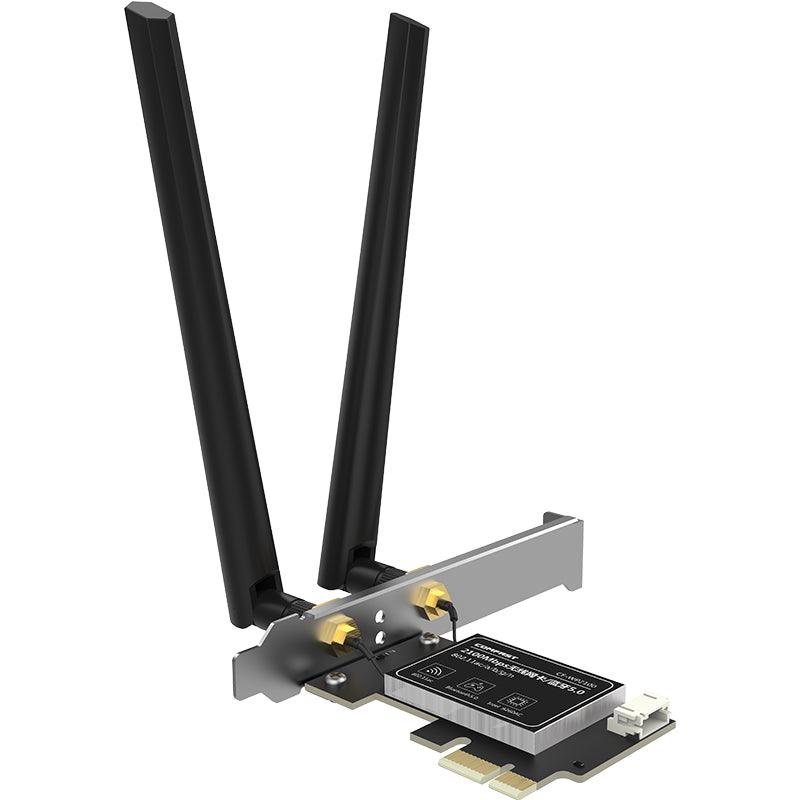 COMFAST CF-WP2100 High Speed Gigabit PCI-E Dual Band 5G/2.4G Wireless Network Card Desktop Wifi Receiver bluetooth 5.0 Adapter - MRSLM