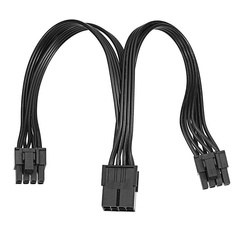 8 Pin Female to 2x8P(6+2) Power Supply Cable for PCI-E Graphics Card 20cm - MRSLM