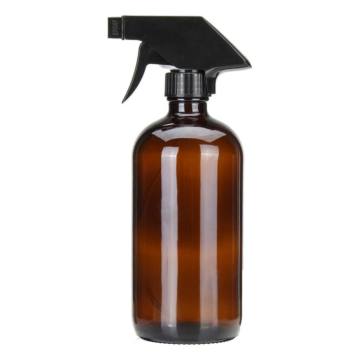 500ml Amber Glass Spray Refillable Bottles Water Sprayer - MRSLM