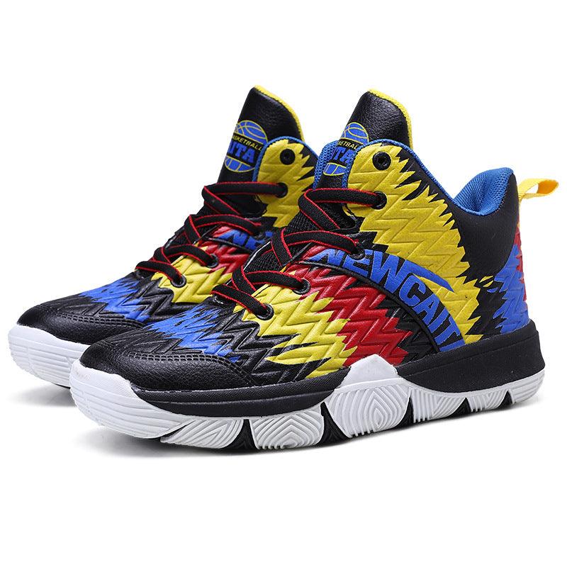 Camouflage Children's High-top Sneakers Outdoor Sports Shoes Actual Basketball - MRSLM