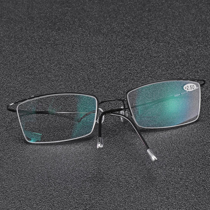 BRAODISON Presbyopic Reading Glasses HD Coated Resin Lens Flexible Titanium Frame - MRSLM
