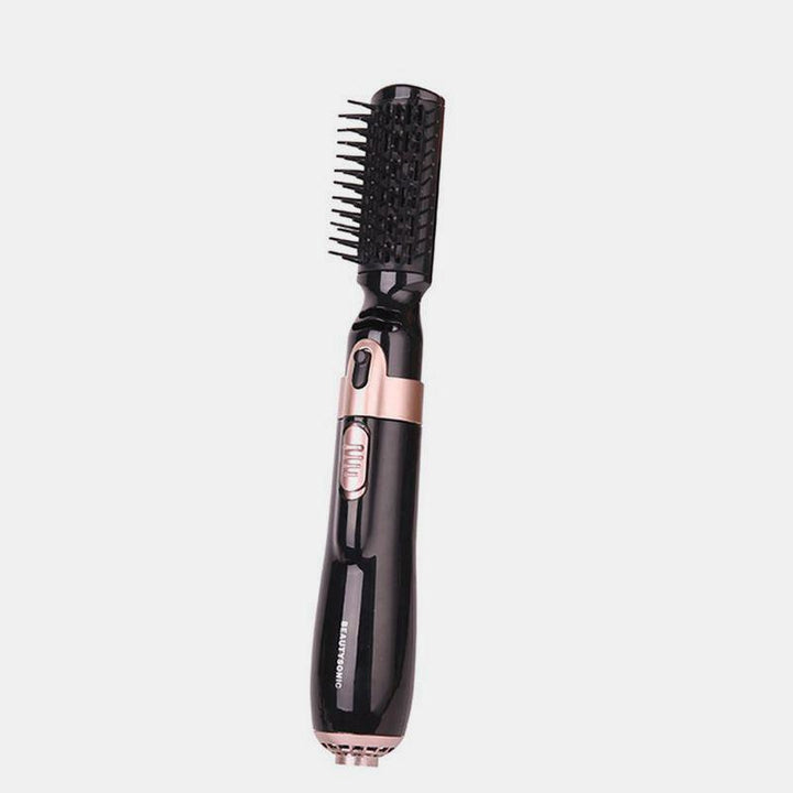 Multifunctional Hot Air Comb Four-in-one Negative Ion Wet And Dry Hair Dryer Hair Straightener Hair Curler Hair Dryer Comb (#1) - MRSLM