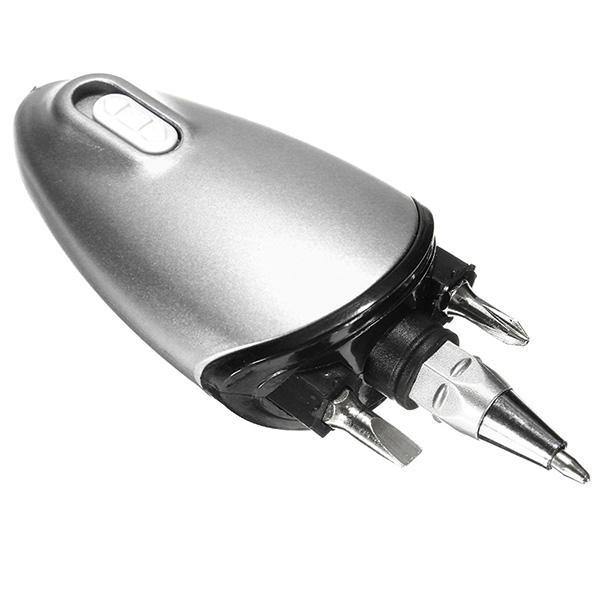 3 in 1 Multifunctional Ballpoint Pens LED Light Pen Mini Screwdriver BallPoint Pen Flashlight - MRSLM