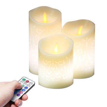 Battery Operated Flickering Flameless LED Candle Lamp Tea Light for Votive Home Garden Decoration - MRSLM