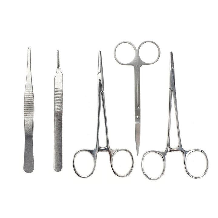 25 In 1 Skin Suture Surgical Training Kit Silicone Pad Needle Scissors Tools Kit - MRSLM