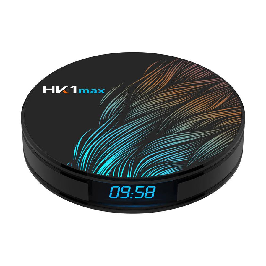 HK1 Max RK3328 4GB 64GB Android 9.0 5G WIFI bluetooth 4.0 4K VP9 H.265 HDR10 TV Box with Time Display - MRSLM