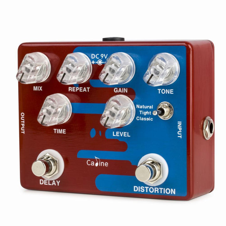 CALINE CP-68 Distortion and Delay Combo Guitar Effect Pedal - MRSLM