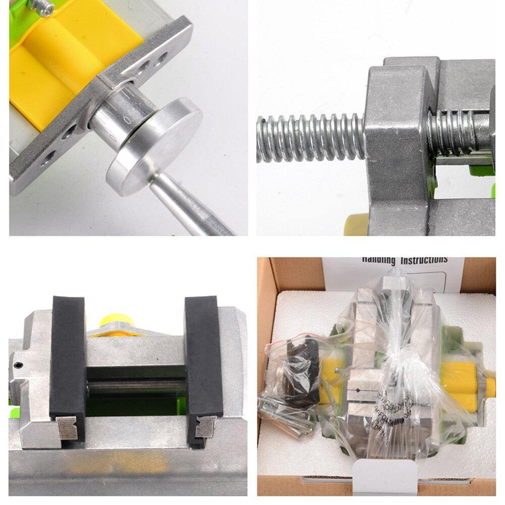 3 Inch Cross Slide Vise Vice Table Compound table Worktable Bench Alunimun Alloy Body For Milling Drilling BG-6368 - MRSLM