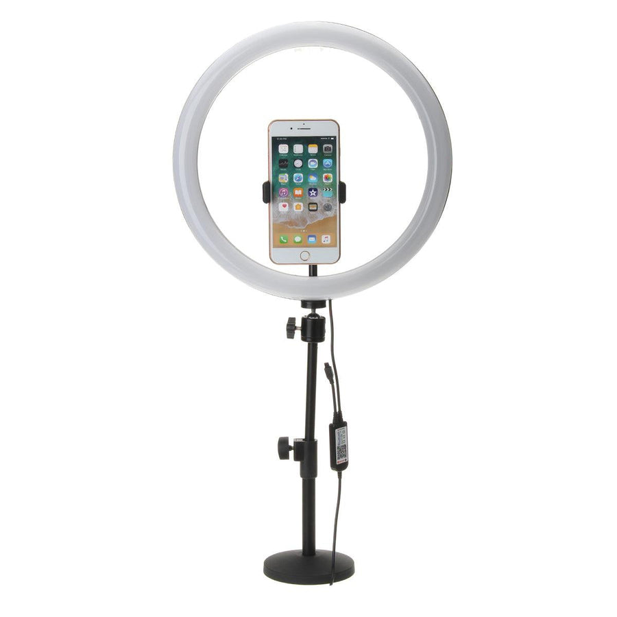 13 Inch RGB Dimmable LED Video Ring Light Selfie Lamp For Camera Makeup Youtube Live - MRSLM