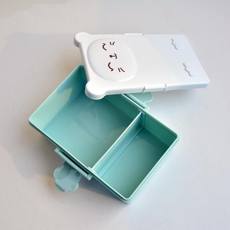 Microwavable Lunch Box Cute Cartoon Student Cute Cartoon Student Bento Box Portable Food Container - MRSLM