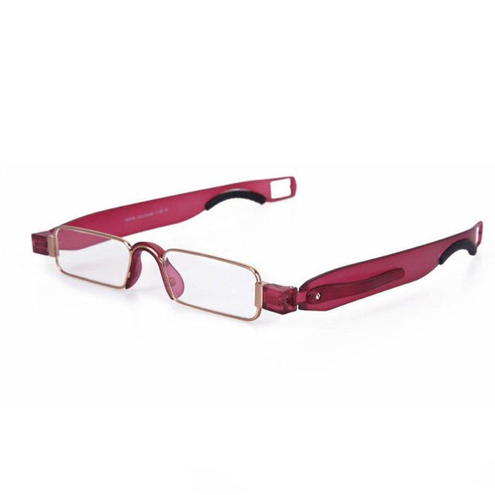 Durable TR90 360 Degree Rotating Reading Glasses Lightweight Silicone Damping Non Slip - MRSLM