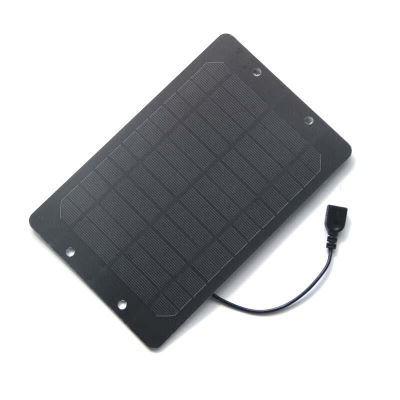 6W 6V 175*270mm Monocrystalline Silicon Solar Panel with USB Port - MRSLM