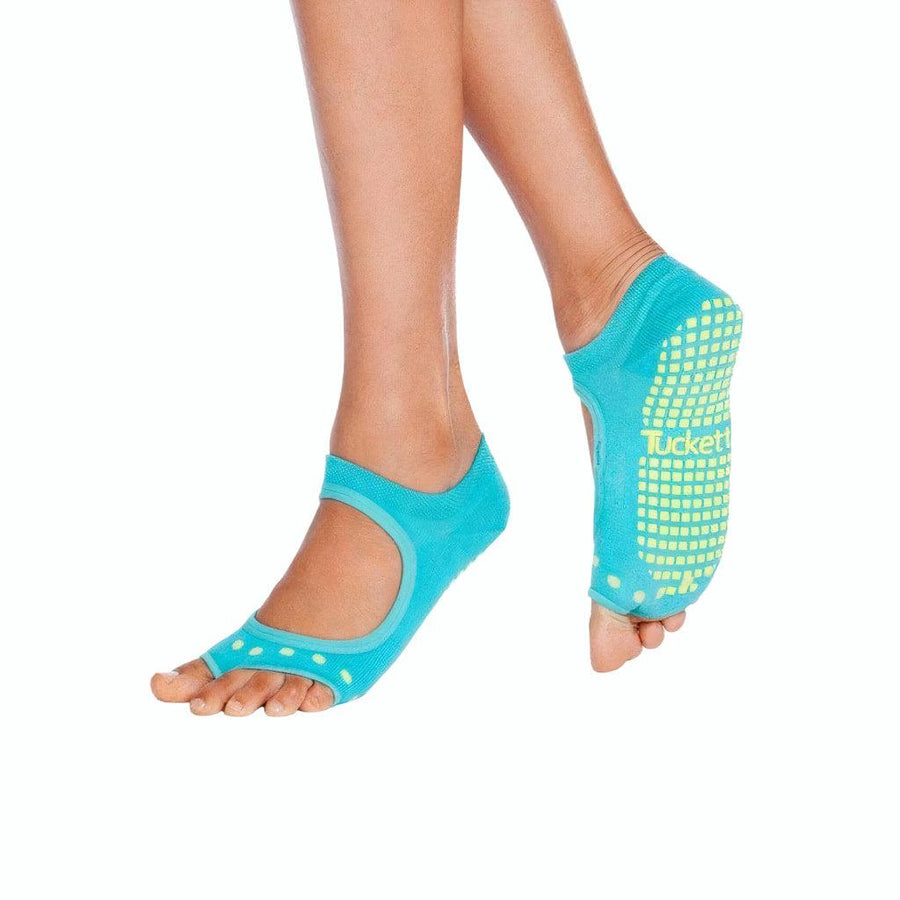 Solid Midsummer Turquoise Allegro Socks - MRSLM