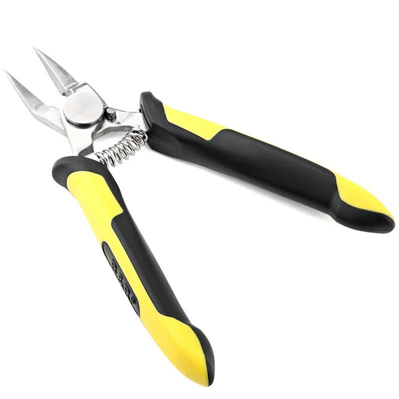 TS-140 5inch Mini Electrical Wire Cable Plier Cutter Cutting Side Snips Flush Nipper Wire Stripper Hand Tools Micro Shears - MRSLM