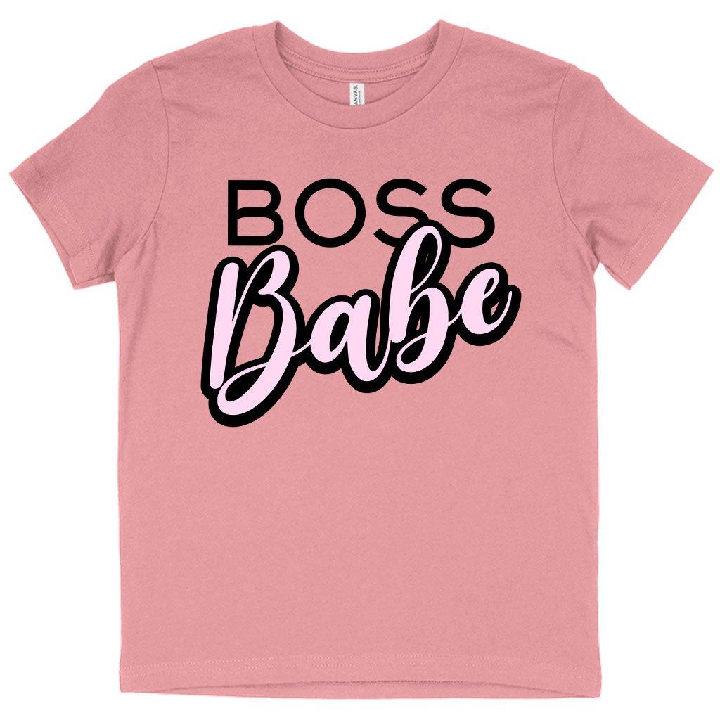 Kids' Boss Babe Graphic T-Shirt - MRSLM