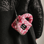 Women's plush teddy mini chain bag - MRSLM