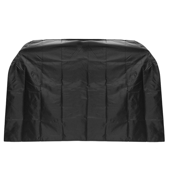 Waterproof Portable BBQ Cart Full Length Cover Black for Barbeque - MRSLM