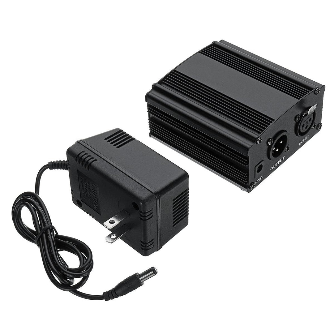 XLR 48V Phantom Power Supply for Microphone with Adapter (CN) - MRSLM
