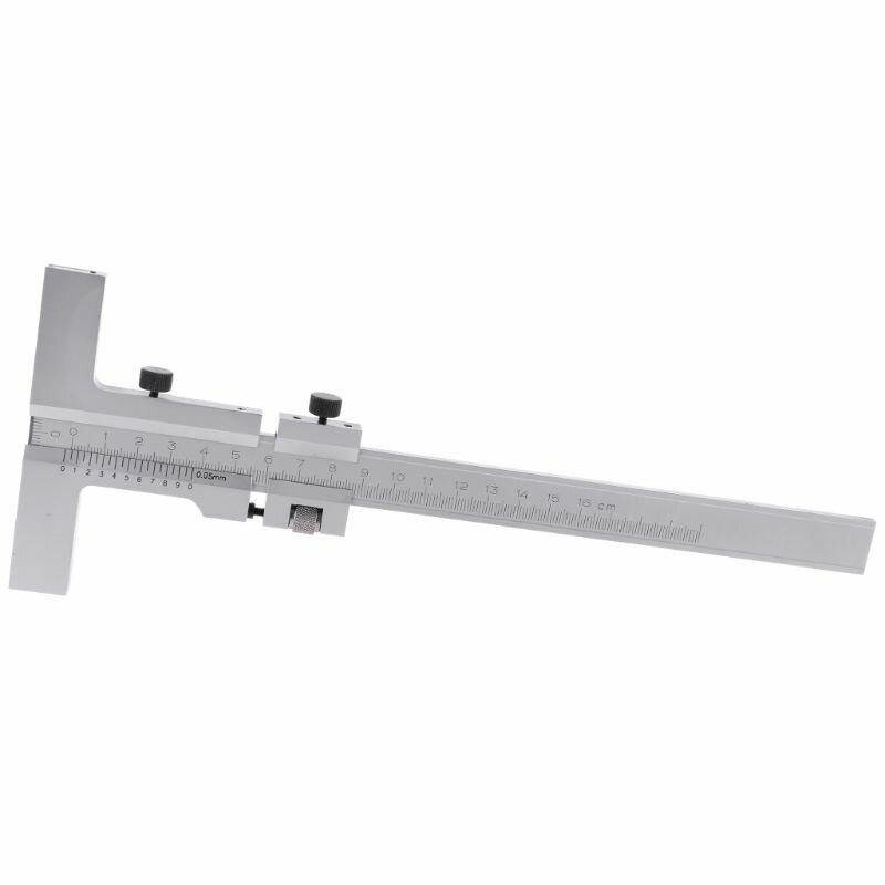 160/250/300/400/500mm T-Type Vernier Caliper Scraper Bridge Tool 0.05mm Fine Adjustment Carbon Steel Ruler Measuring Tool Dropshipping - MRSLM