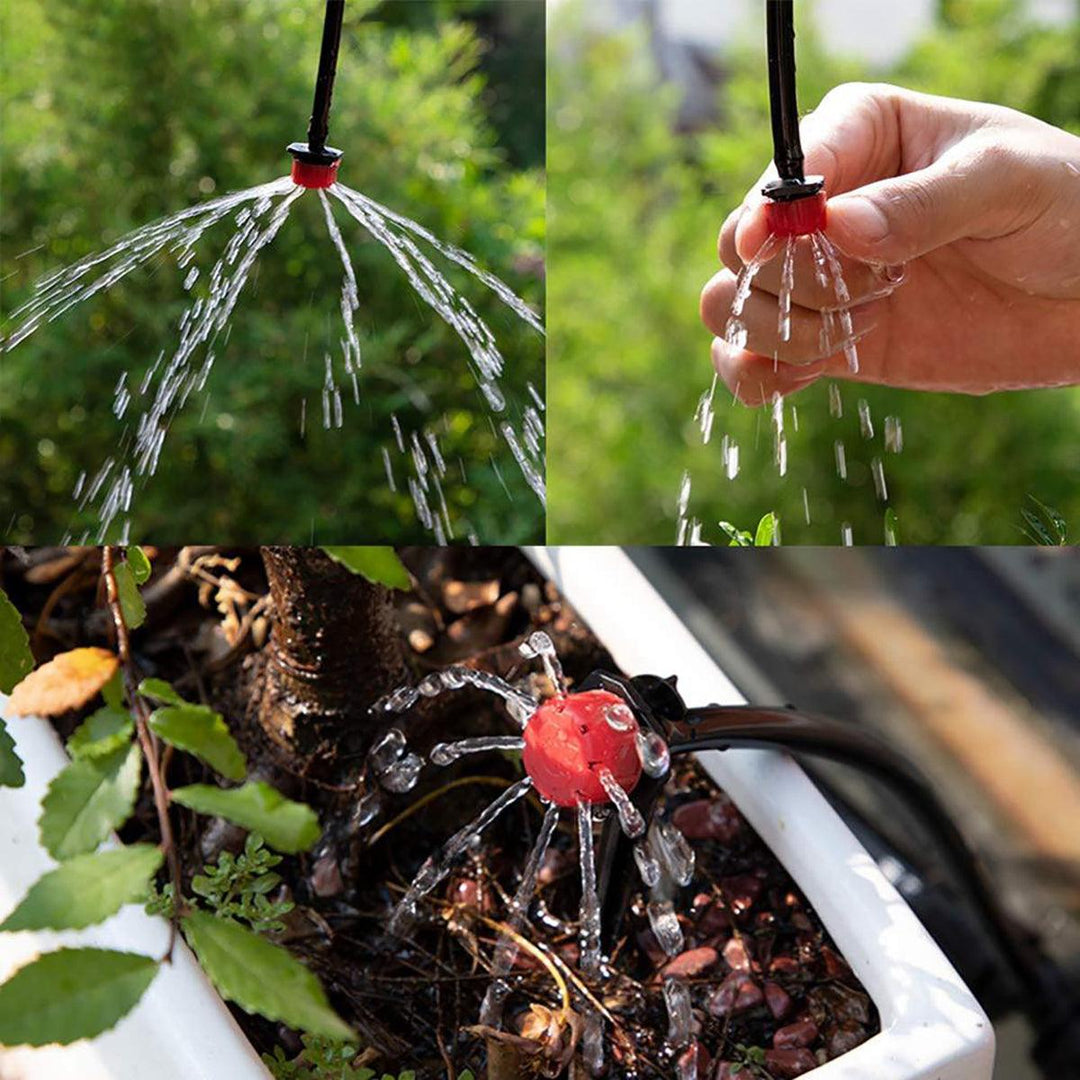5-25M Water Hose Plants Garden Auto Drip Irrigation System Watering Micro Drip Kit - MRSLM