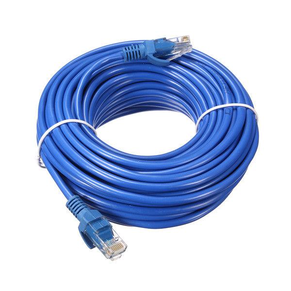 11m Blue Cat5 RJ45 Ethernet Cable For Cat5e Cat5 RJ45 Internet Network LAN Cable Connector - MRSLM