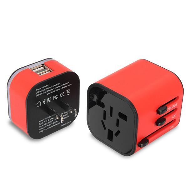 Universal Travel USB Power Adapter Power Plug Charger International World Converter - MRSLM