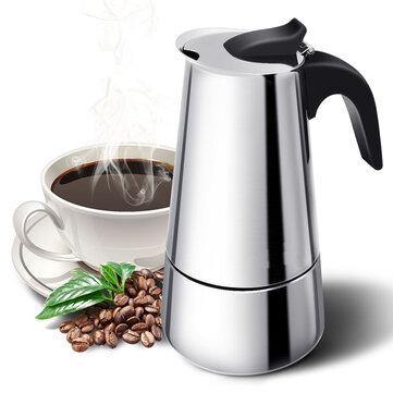 9 Cup Espresso Percolator Coffee Stovetop Maker Moka Latte Pot Stove - MRSLM