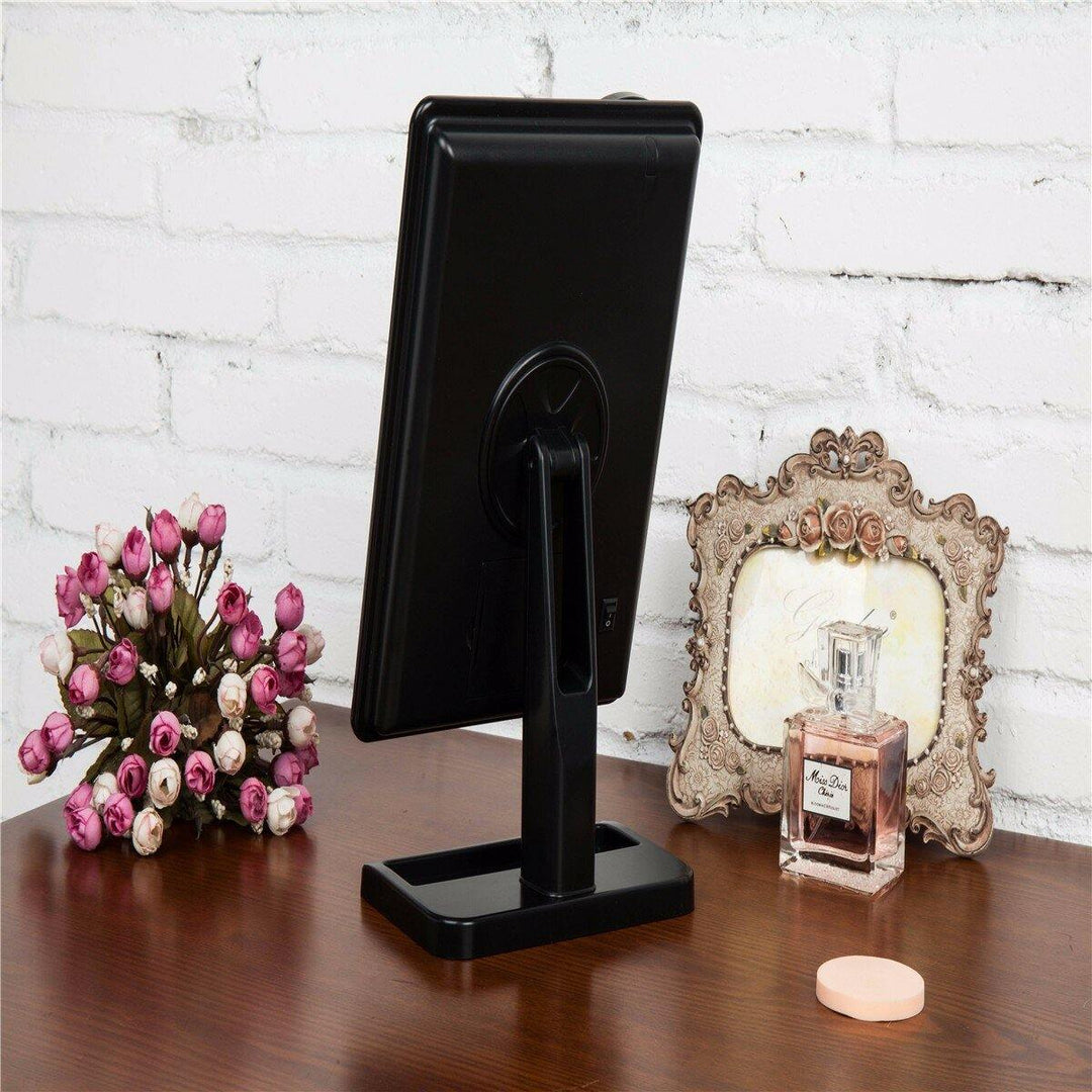 Makeup Mirrors,Charminer 20 LEDs Touch Screen Light Illuminated Cosmetic Desktop Vanity Mirror with Removable 10x Magnifying Spot Mirrors(Batteries Not Included) - MRSLM