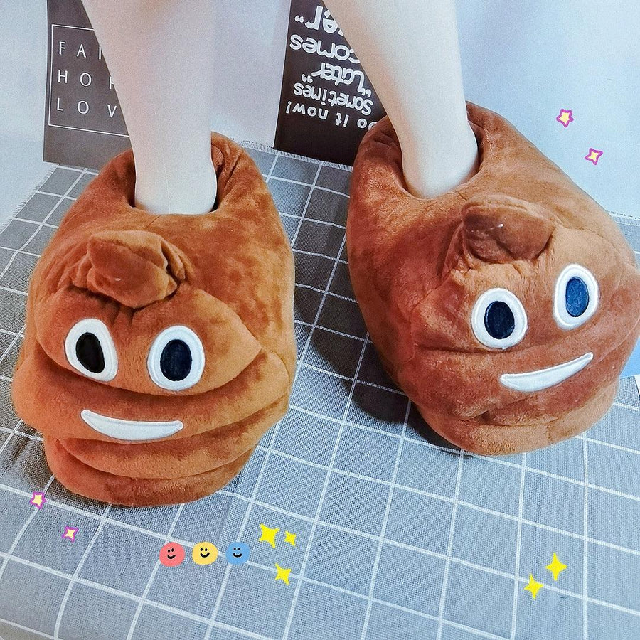 Cartoon Thick-soled Cute Five-finger Toe Cotton Slippers - MRSLM