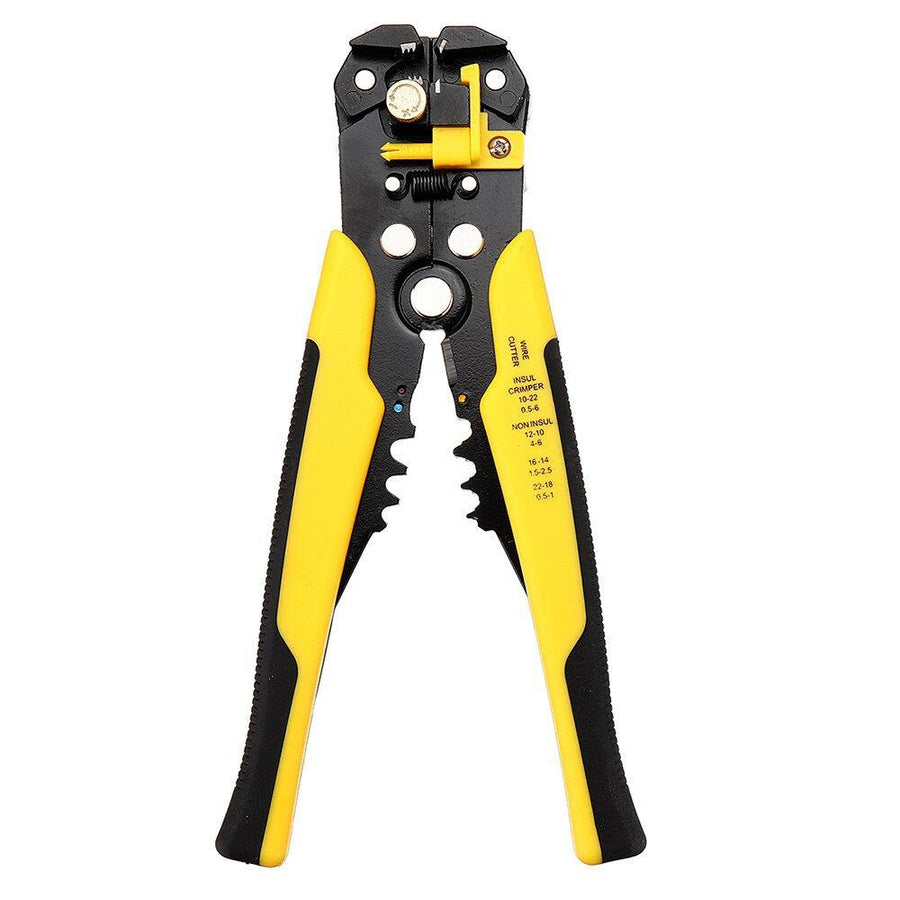 DANIU Multifunctional Yellow Automatic Wire Stripper Crimping Plier Terminal Tool for Cutting Stripping Wire Cable - MRSLM