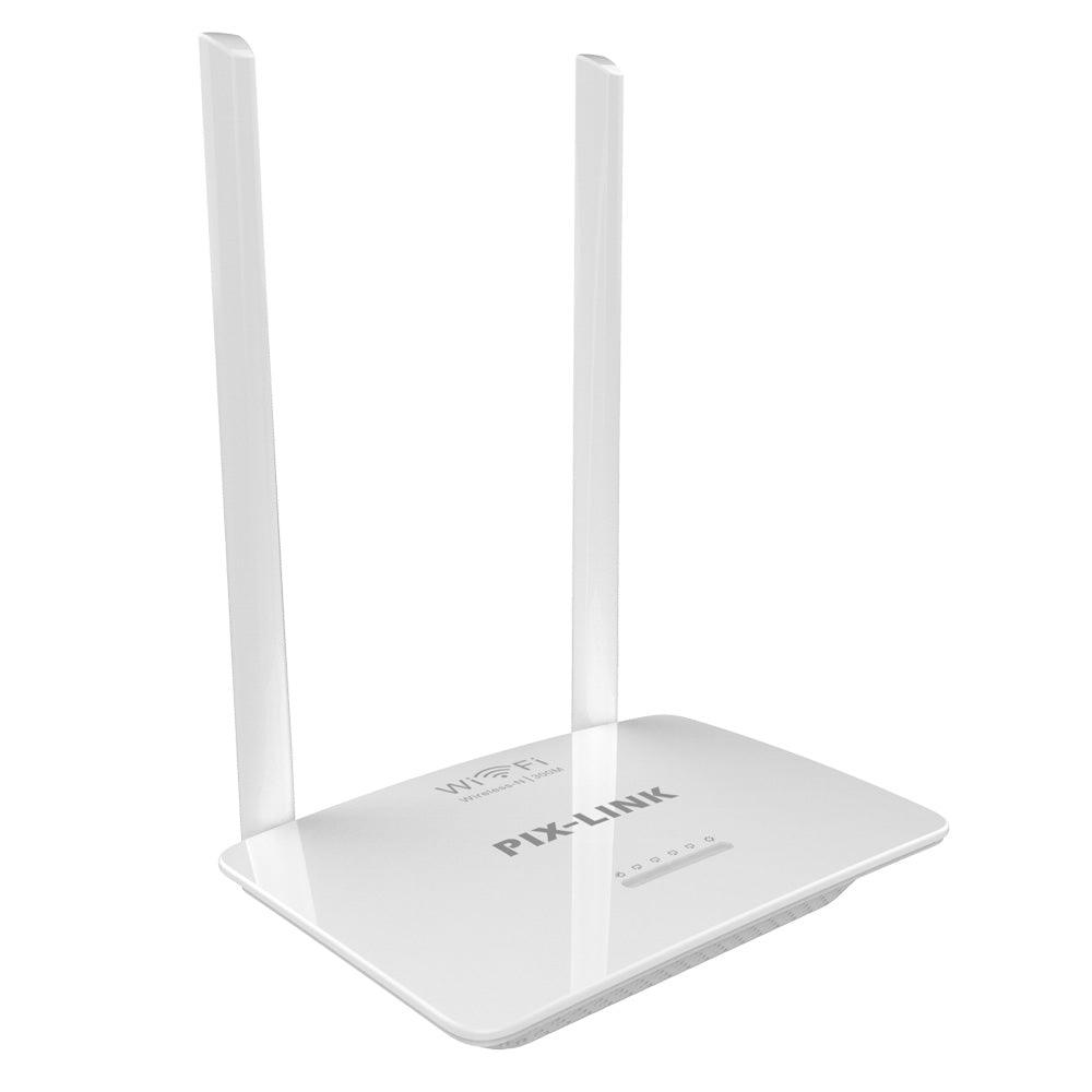 PIX-LINK 300M WiFi Router Wireless Router 2x5dBi Omnidirectional Antennas Easy Setup 4 LAN Ports WPS WiFi Router - MRSLM
