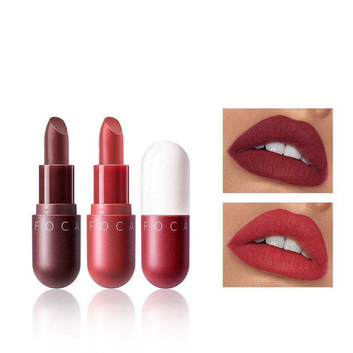 FOCALLURE 8 Colors Matte Lipstick Long-lasting Moisturizing Non-Fade Lip Makeup - MRSLM