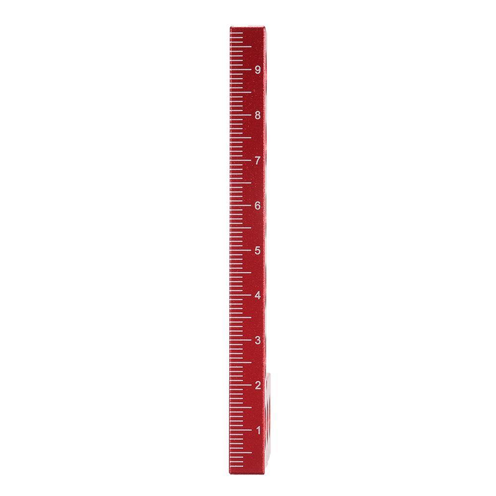 Aluminum Alloy 90 Degree Woodworking Precision Square Metric Imperial Type Right Angle Ruler Height Measuring Ruler Scribing Marking Gauge - MRSLM