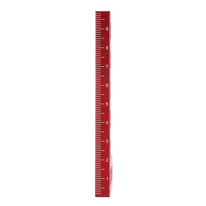 Aluminum Alloy 90 Degree Woodworking Precision Square Metric Imperial Type Right Angle Ruler Height Measuring Ruler Scribing Marking Gauge - MRSLM