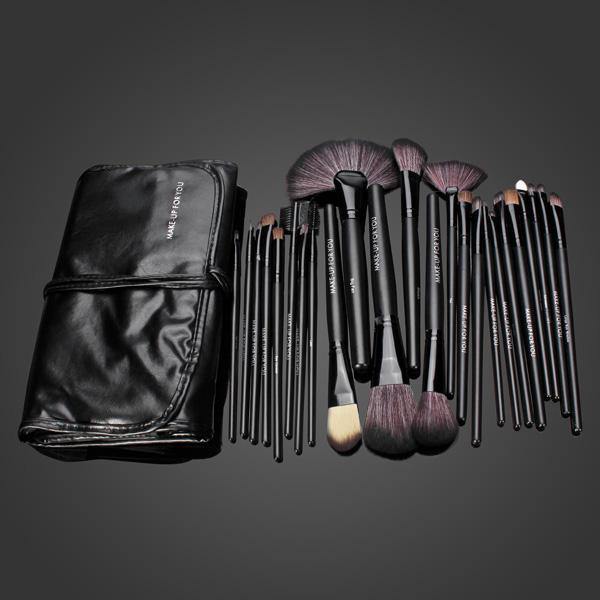 make up for you 24pcs Professional Cosmetic Makeup Brushes Set Kit - MRSLM