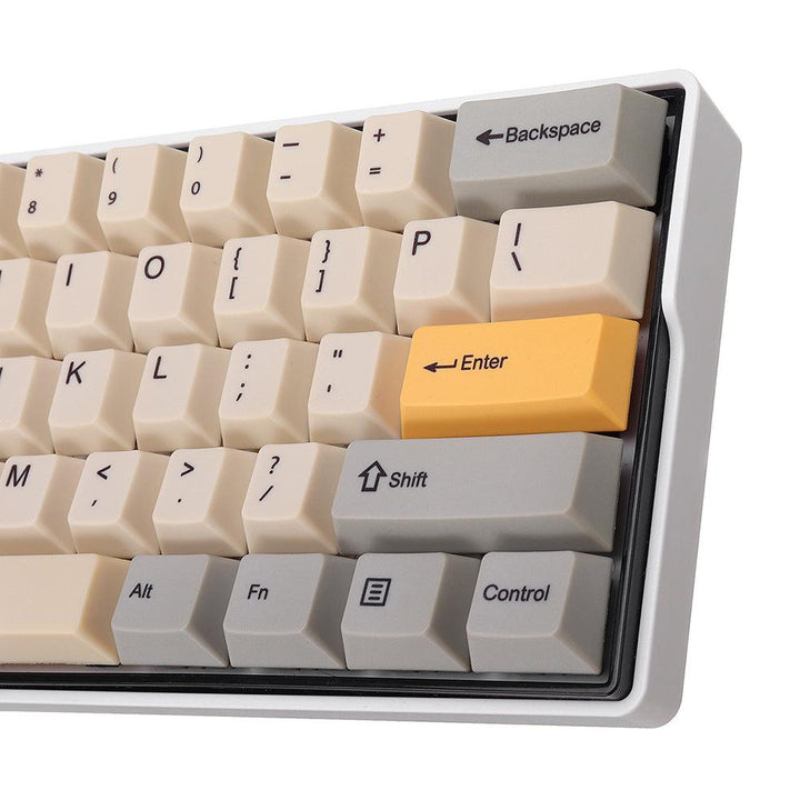 108/130 Keys Cheese Color Keycap Set Cherry Profile PBT Sublimation Keycaps for 61/87/104/108 Keys Mechanical Keyboards - MRSLM