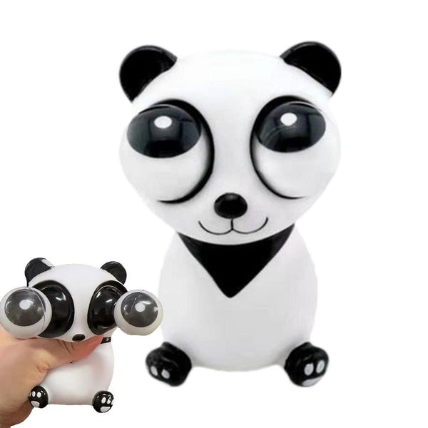 Cartoon Animal Decompression Toy Stress Reduction Ball Cute Little White Panda Dinosaur Squeeze Pop Eye Squeeze Antistress Toy