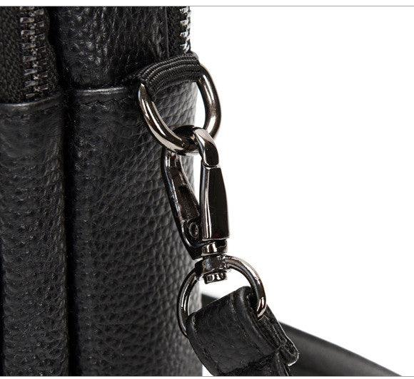 Women's Layer Leather Mobile Phone Shoulder Messenger Bag - MRSLM