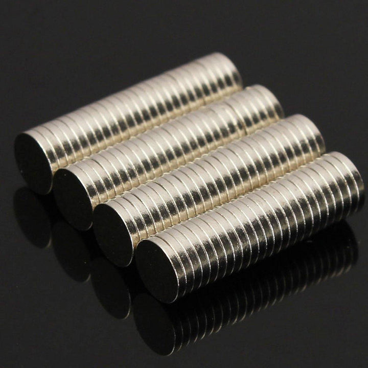 100pcs N52 6x1mm Disc Neodymium Magnet Strong Rare Earth Small Fridge Magnets - MRSLM