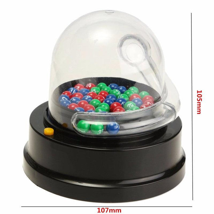Electric Lucky Number Picking Machine Mini Lottery Bingo Games Shake Lucky Ball - MRSLM