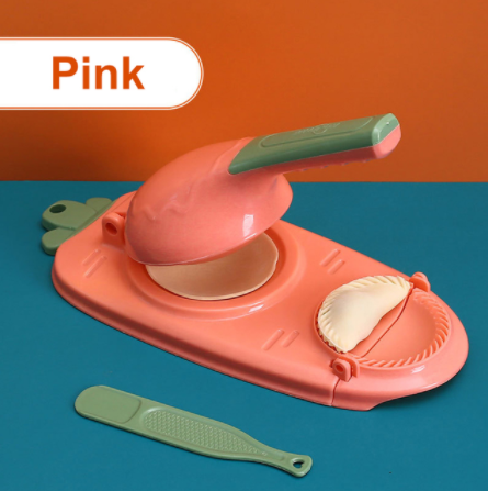 New 2 In 1 Kitchen Dumpling Making Tool Baking Pastry Manual Artifact For Pressing Dumpling Skin Wrapper Mould Dough Press Maker