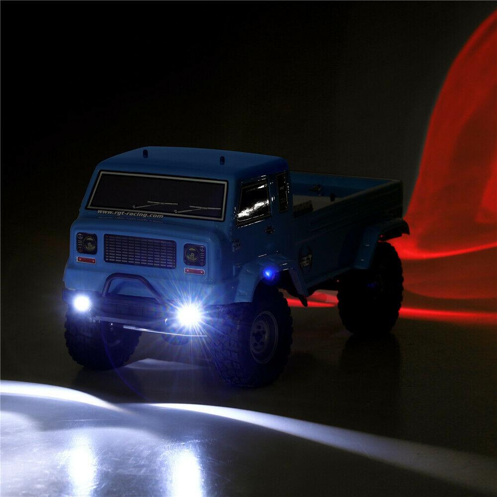 RGT 137300 1/10 2.4G 4WD RC Car with Front LED Light Electric Off-Road Crawler Vehicles RTR Model - MRSLM