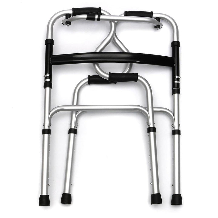 42*54*72CM Folding Aluminium Walking Frame Shower Chair Waliking Holder Pad - MRSLM