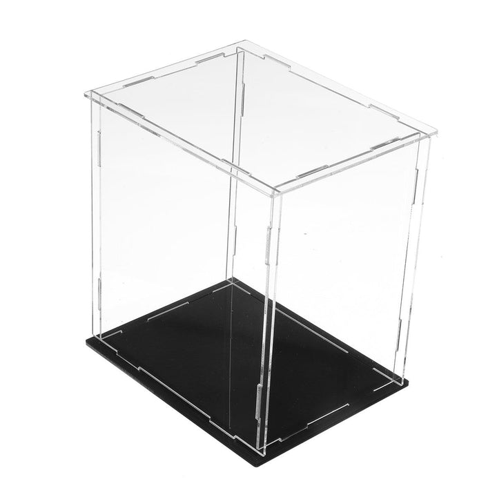Clear Acrylic Plastic Display Case Perspex Box Dustproof Transparent 4 Type - MRSLM