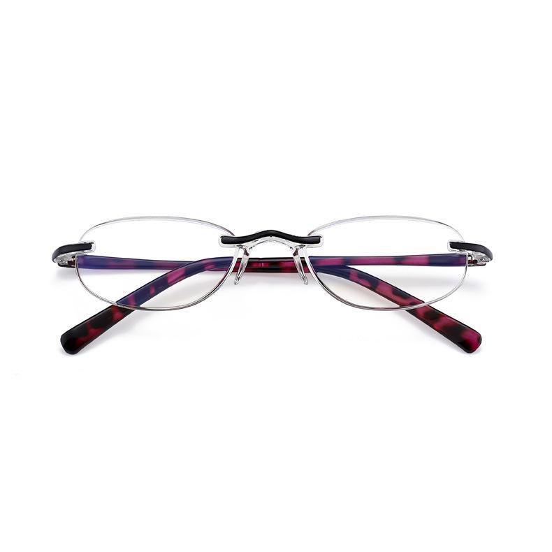 SHUAIDI® Women's Lightweight Anti-fatigue Anti-blu-ray Integrated Frameless Reading Glasses 8015 - MRSLM