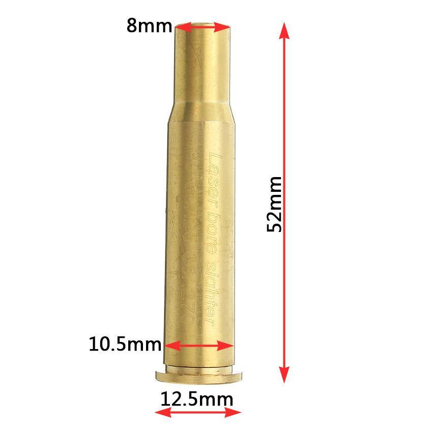 30-30 WIN Laser Bore Sighter Red Dot Sight Brass Cartridge Bore Sighter Caliber - MRSLM