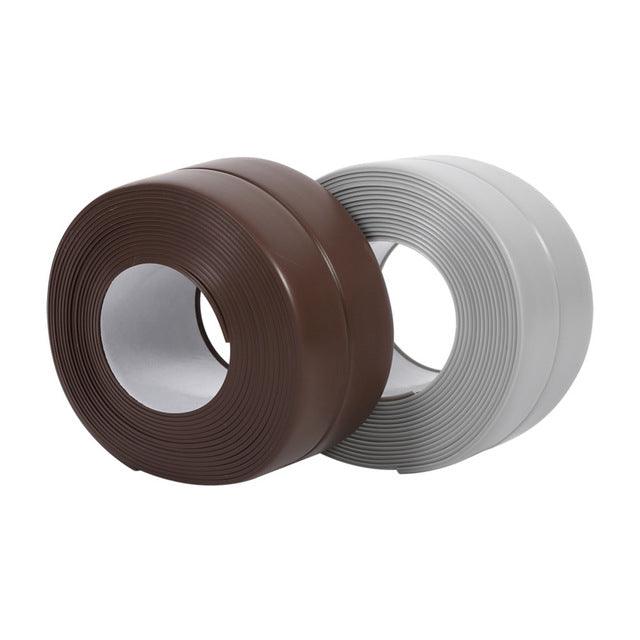 Honana 3.8mm Kitchen Bathroom Self Adhesive Wall Seal Ring Tape Waterproof Tape Mold Proof Edge Trim Tape Accessory - MRSLM