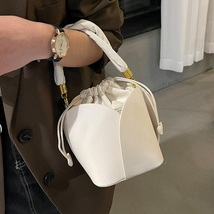 Fashion Women's Bag Messenger Bag Retro Single Shoulder Bucket Bag - MRSLM