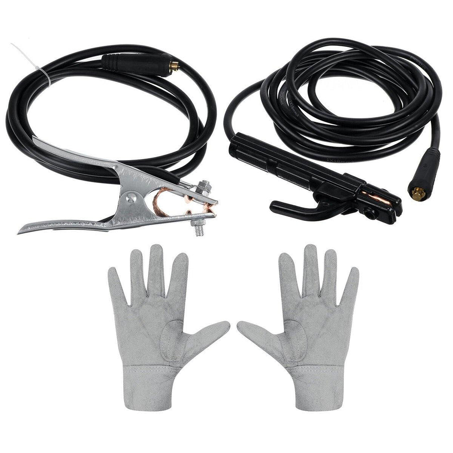 Ground clamp + Welding tongs + Pair of gloves For ZX7-250 220V Electric Welding Machine - MRSLM