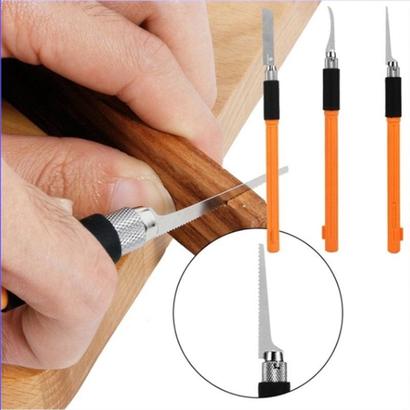 Mini Hobby Razor Saws Kit DIY Handy Multifunction Craft Blade Model Carving Tools - MRSLM